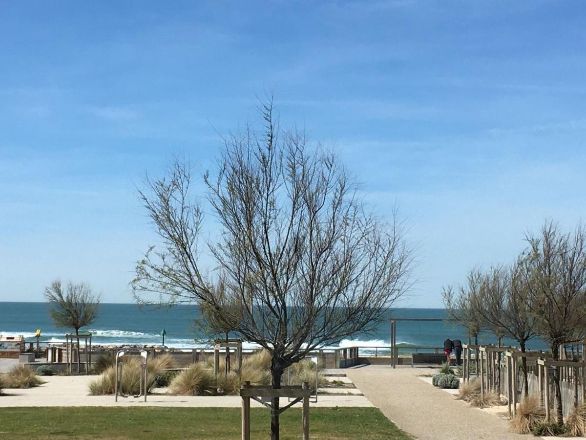 Appartement La Corniche Vue Ocean Mimizan Eksteriør billede