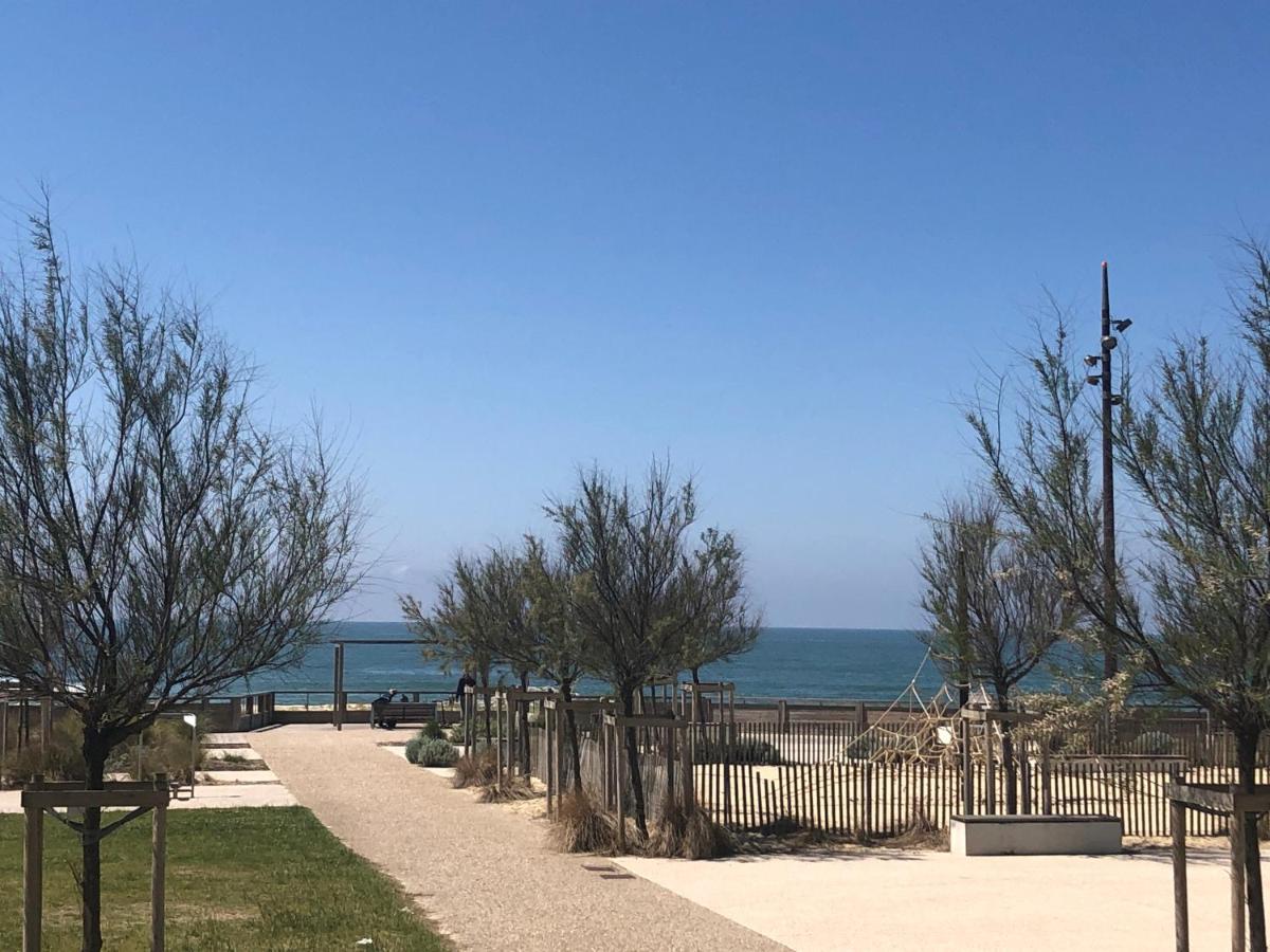 Appartement La Corniche Vue Ocean Mimizan Eksteriør billede